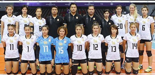 ภาพ นักกีฬาวอลเลย์บอลหญิง ทีมไทยบางกอกกล๊าส วีซี